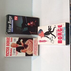 As Seen on TV Victor Borge Set of 3 VHS VIntage Tapes